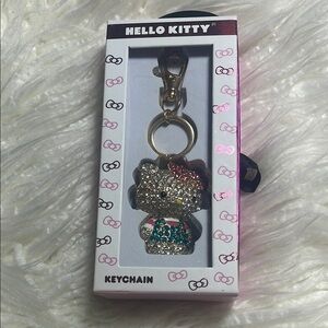 Hello Kitty Glitter Keychain